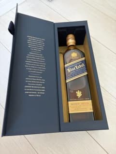 Johnnie Walker Blue 750ml 専用ボックス付き4本セット - メルカリ