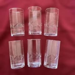 【未使用品】十角形デザインのグラス 15個セットのサムネイル