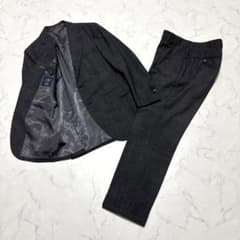 美品 BEAMS F グレンプレイドスーツセットアップ カノニコ生地 46 