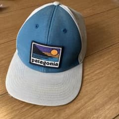 Patagonia ベースボールキャップ 青 グレーのサムネイル