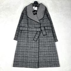 新品タグ付き♡MOMODA ディノス リバーシブルロングコート ベルテッド 