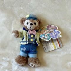 ダッフィー ぬいぐるみバッジ ハートウォーミングデイズ タグ付き