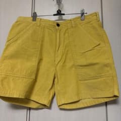 【Patagonia 】パタゴニア コーデュロイ ショートパンツ イエロー　34のサムネイル