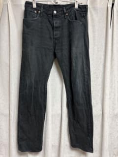 Levi’s 501 ブラックデニム W33 L32 リーバイスのサムネイル