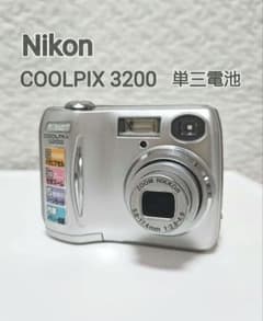 Nikon Coolpix 3200 デジタルカメラ 動作確認済み 電池 y2k - メルカリ