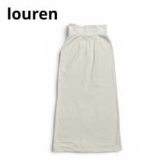 louren ハイウエストペンシルスカート S アイボリー ローレン
