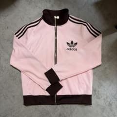 韓国限定adidasベッケンバウアー トラックジャケット ライトピンク