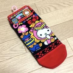 Thumbnail of 地域限定 ハローキティ 沖縄デザイン ソックス 22-24cm