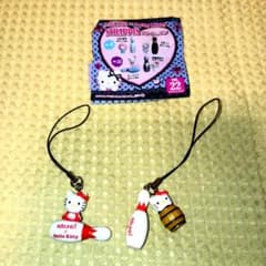 Hello Kitty Bowling Pin Strap (Set of 2) - Not for Sale