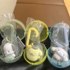 R*n様 サンリオカラビナマスコットチャーム3個セット ポチャッコ プリン シナのサムネイル