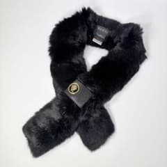 美品 GUCCI グッチ ティペット リアル ラビットファー ヴィンテージ 黒 美品 GUCCI グッチ ティペット リアル ラビットファー ヴィンテージ 黒
