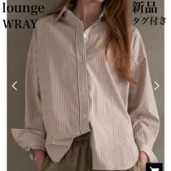 新品タグ付 WRAY lounge オーバーシャツ ストライプ UVカット 新品タグ付 WRAY lounge オーバーシャツ ストライプ UVカット - メルカリ