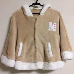 140cm ふわもこポンチョのサムネイル