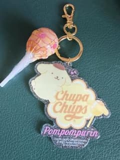 サンリオ　ポムポムプリン　シークレットアクリルキーホルダー　チュッパチャプス