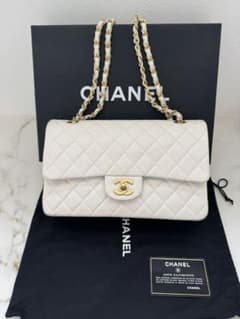 CHANEL マトラッセ25ラム 白 ダブルフラップ CHANEL マトラッセ25ラム 白 ダブルフラップ - メルカリ