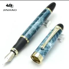 JINHAO x450万年筆 マーブル模様 エメラルドグリーン系カラー 新品