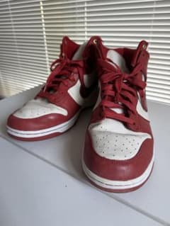 NIKE Dunk High レッド ホワイトのサムネイル