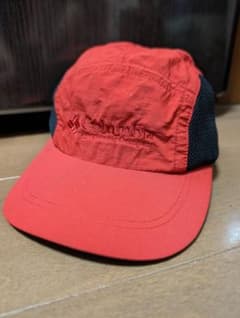 【美品】Columbia ジェットキャップ レッド ブラックのサムネイル