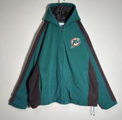 NFL マイアミ・ドルフィンズ 刺繍ロゴ フリースジャケット - メルカリ