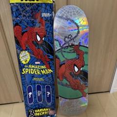 スパイダーマン　スケートボードデッキ Amazing Spider-Man スケボーデッキ huf - メルカリ