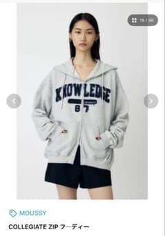 MOUSSY COLLEGIATE ZIP フーディー - メルカリ