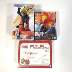 NARUTO うずまきナルト フィギュア どんぶり 3点セット