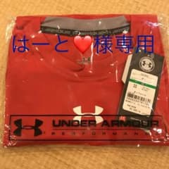 (はーと❤️様専用)アンダーアーマー LG半袖赤レッドヒートギア ショートスリーブのサムネイル