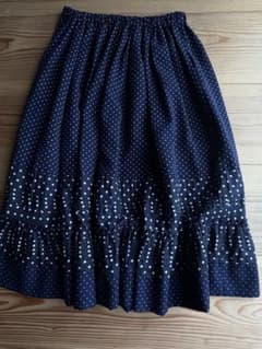 tricot COMME des GARCONS ドット柄フレアスカート - メルカリ
