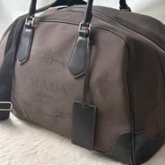 PRADA　プラダ ボストンバッグ　ショルダー　2WAY ロゴ ジャガード