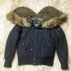 DIESEL N-2B フライトジャケット ファー付き 黒 Teflon DIESEL N-2B フライトジャケット ファー付き 黒 Teflon - メルカリ