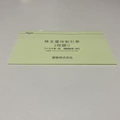 愛眼　株主優待券　メガネ20〜30%OFF 補聴10%OFFのサムネイル