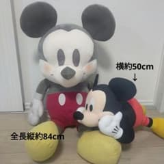 雪降るマーケット超超BIGぬいぐるみ　ミッキーマウスほおづえ超BIGぬいぐるみ