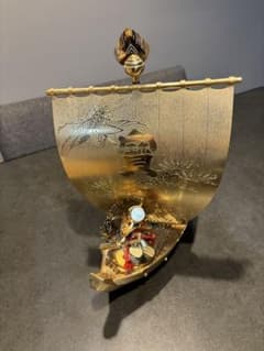 七福神 開運 宝船 置物 金運上昇 黄金船 アンティーク - メルカリ