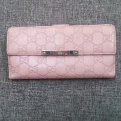 I・LOVEーRF1　様　専用です。GUCCI　ピンク長財布のサムネイル