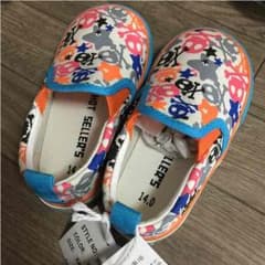 お休み中さん専用☆キッズ♡サイズ14.0センチ 新品未使用タグ付きスリッポンのサムネイル