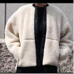 HYKE 美品FAUX SHEARLING JACKET  ボアジャケットのサムネイル