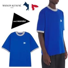 【未使用】MAISON KITSUNE × and wander　Tee【５】