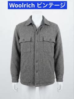 USA製ビンテージWoolrich ウールリッチ ヘリンボーン ウールジャケットのサムネイル