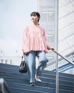 mii様専用　かぐれ　ボイルギャザー2wayブラウスのサムネイル