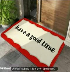 新品未使用】ラグ マット 50×80cm 1枚 ハブアグッドタイム - メルカリ