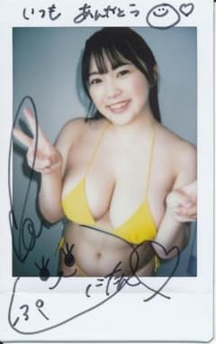 楪カレン(ゆずりはかれん) 直筆サイン入りチェキ | Shop at Mercari