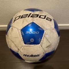 モルテン サッカーボール ペレーダ3000 ホワイト×メタリックブルー 5号球…のサムネイル