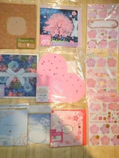 メッセージカード 色紙 シール10点 まとめ売り①のサムネイル