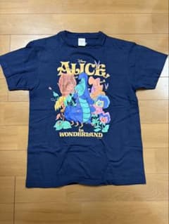 Disney 不思議の国のアリス Tシャツ ネイビー Sのサムネイル