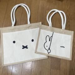 ミッフィー　ジュートバッグ2個セットのサムネイル
