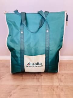 Alitalia ナイロンバッグ  コロ付きのサムネイル