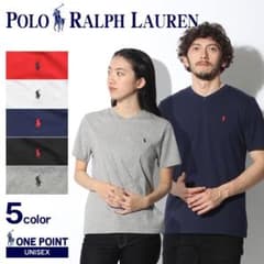 【新品】ポロ ラルフローレン Tシャツ ワンポイント Vネック 半袖Tシャツのサムネイル