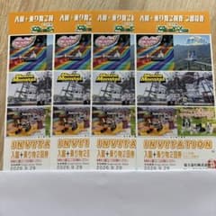 さがみ湖MORI MORI 入園＋乗り物2回券 4枚セットのサムネイル