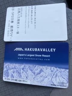 八方尾根スキー場　一日券のサムネイル