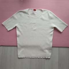 DES PRES デプレ 半袖ニット オフホワイトのサムネイル